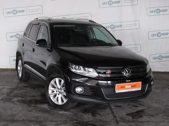 2012 Volkswagen Tiguan I Рестайлинг, чёрный - вид 2
