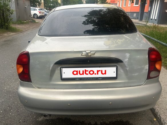 2008 Chevrolet Lanos I, серебристый, 130000 рублей - вид 3