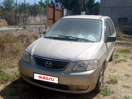 2000 Mazda MPV II (LW), бежевый, 350000 рублей, вид 2