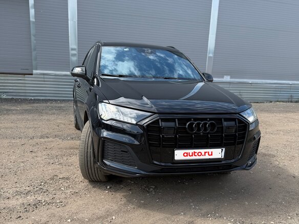 2020 Audi Q7 45 TDI II (4M) Рестайлинг, чёрный, 5900000 рублей - вид 1