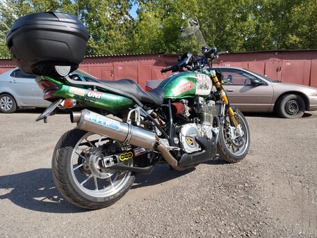 2001 Yamaha XJR1300, зелёный, 780000 рублей, вид 1