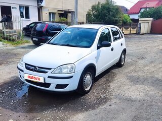 2004 Opel Corsa C Рестайлинг, белый, 215000 рублей, вид 1