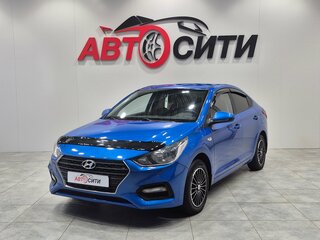 2017 Hyundai Solaris II, синий, 1155000 рублей, вид 3