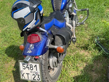 1994 Honda Steed 400, синий, 289000 рублей, вид 5