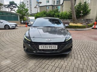 2021 Hyundai Avante VII, серый, 1300000 рублей, вид 2