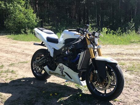 2007 Kawasaki ZX-6 Ninja, белый, 600000 рублей, вид 1