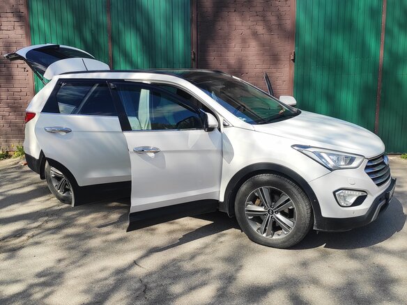 2014 Hyundai Santa Fe Grand III, белый - вид 9