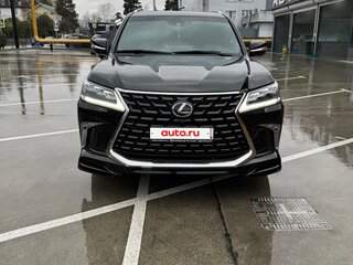 2021 Lexus LX 570 III Рестайлинг 2, чёрный, 13450000 рублей, вид 2