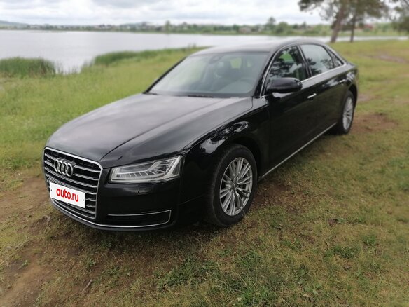2015 Audi A8 Long III (D4) Рестайлинг, чёрный, 3750000 рублей - вид 2