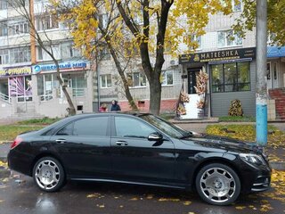 2016 Mercedes-Benz S-Класс 350 CDI BlueTEC VI (W222, C217), чёрный, 4650000 рублей, вид 2