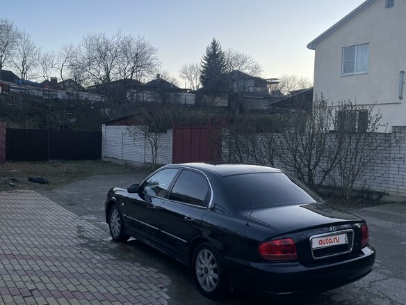 2008 Hyundai Sonata ТагАЗ IV (EF) Рестайлинг, чёрный, 700000 рублей - вид 5