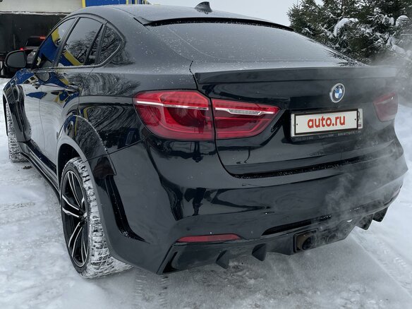 2016 BMW X6 35i II (F16), чёрный - вид 4