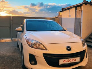 2012 Mazda 3 II (BL) Рестайлинг, белый, 1170000 рублей, вид 1