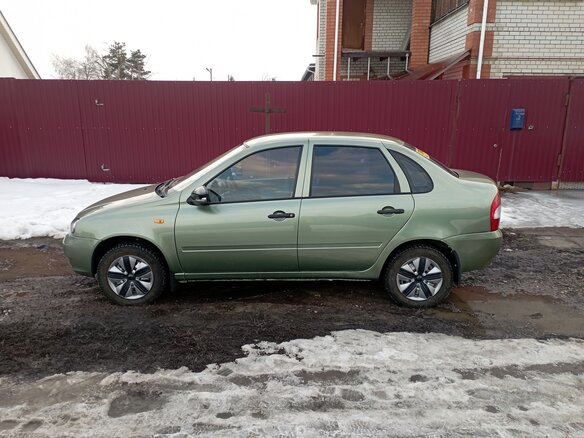 2008 Lada (ВАЗ) Kalina I, зелёный, 340000 рублей - вид 11