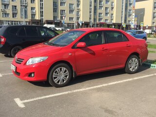 2008 Toyota Corolla AMT X (E140, E150), красный, 900000 рублей, вид 1