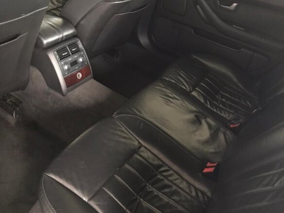 2007 Audi A8 Long II (D3) Рестайлинг, чёрный - вид 6