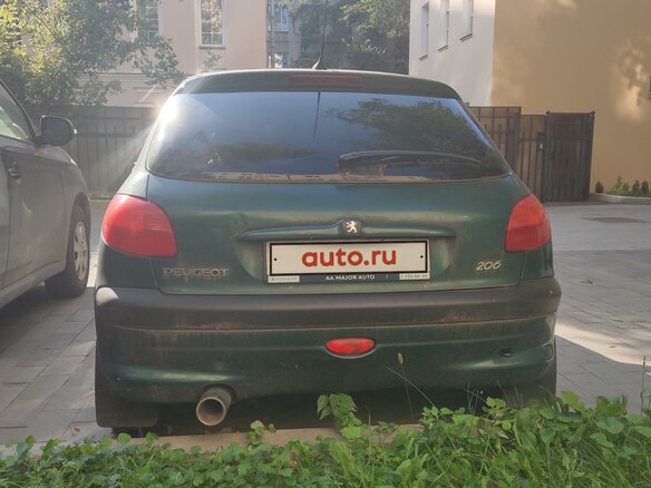 2002 Peugeot 206, зелёный - вид 16