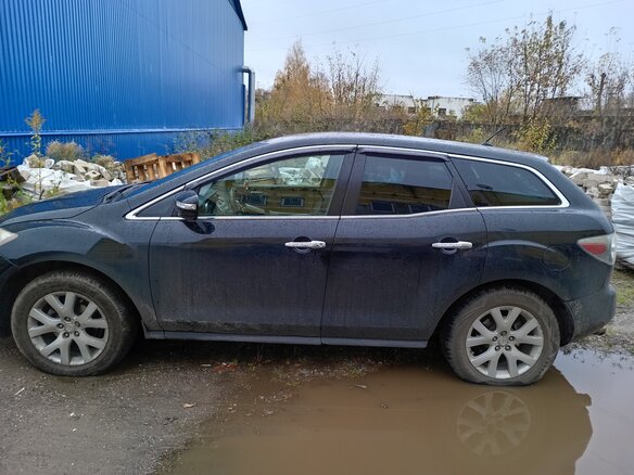 2008 Mazda CX-7 I, чёрный, 650000 рублей
