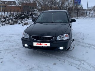 2006 Hyundai Accent ТагАЗ II, чёрный, 475000 рублей, вид 5