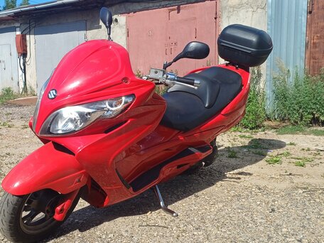 2008 Suzuki Burgman (SkyWave) 250, красный, 185000 рублей, вид 1