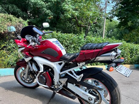 2006 Yamaha FZ6, красный, 380000 рублей, вид 3