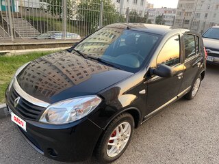 2013 Renault Sandero I, чёрный, 490000 рублей, вид 2