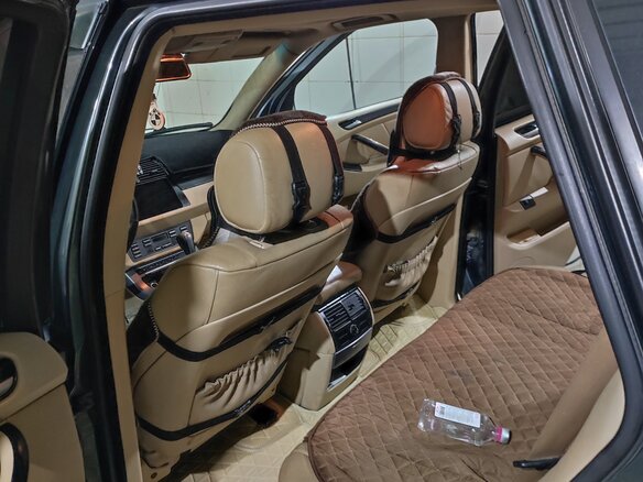 2004 BMW X5 3.0i I (E53) Рестайлинг, зелёный, 950000 рублей - вид 11