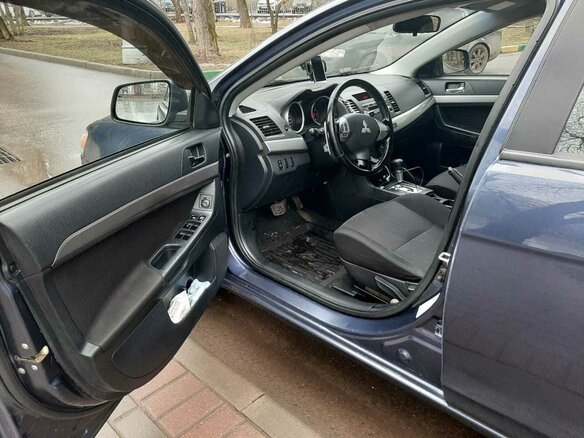 2008 Mitsubishi Lancer X, синий - вид 9