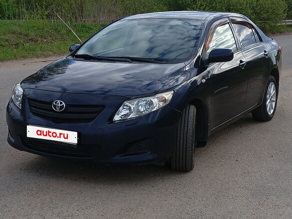 2008 Toyota Corolla X (E140, E150), синий, 780000 рублей - вид 2