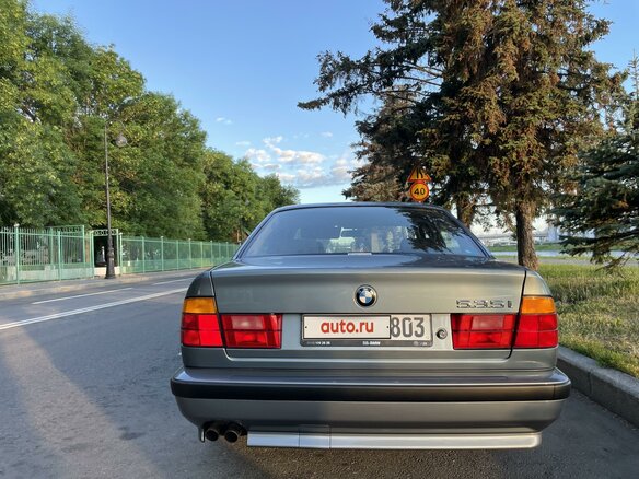 1988 BMW 5 серии 535i III (E34), серый, 7400000 рублей - вид 14