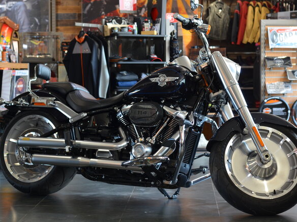 2019 Harley-Davidson Fat Boy, синий, 2550000 рублей - вид 1