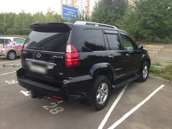 2008 Lexus GX 470 I, чёрный - вид 1