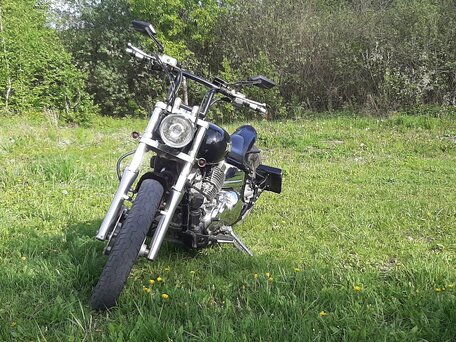 2003 Yamaha XVS400 Drag Star, чёрный, 350000 рублей, вид 1