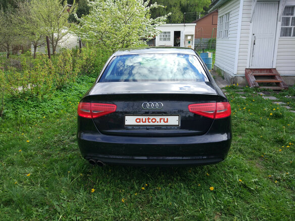 2013 Audi A4 IV (B8) Рестайлинг, чёрный - вид 12