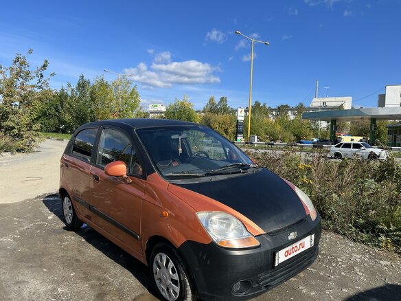 2007 Chevrolet Spark II, оранжевый, 349000 рублей