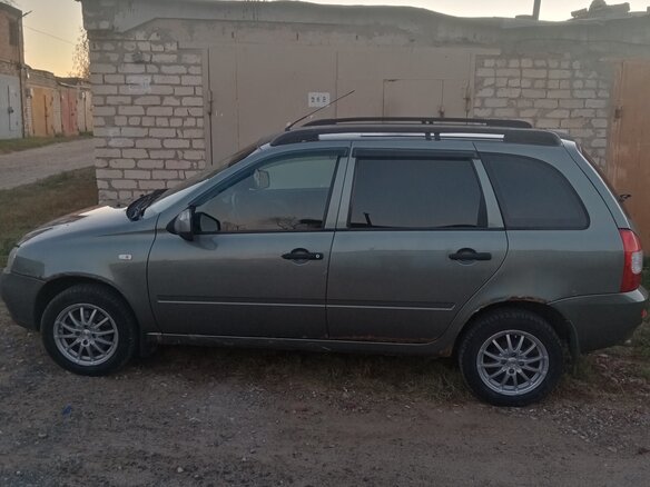 2013 Lada (ВАЗ) Kalina I, серый, 370000 рублей - вид 6