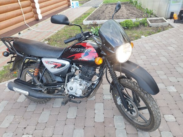 2021 Bajaj Boxer BM 150X, красный, 120000 рублей