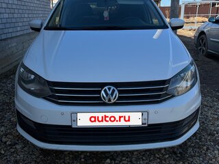2016 Volkswagen Polo V Рестайлинг, белый, 1350000 рублей, вид 2