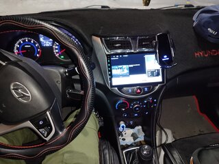 2014 Hyundai Solaris I Рестайлинг, белый, 850000 рублей, вид 3