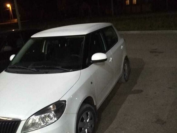 2011 Skoda Fabia II Рестайлинг, белый