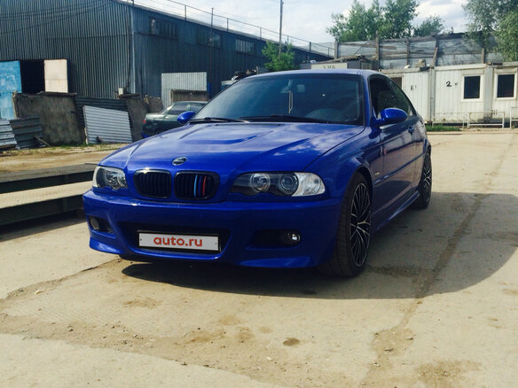 2000 BMW 3 серии 328i IV (E46), синий - вид 2