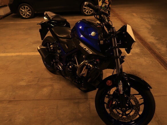 2019 Yamaha MT-03, синий, 469000 рублей - вид 9