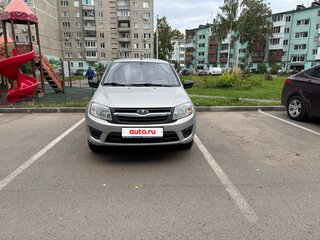 2014 Lada (ВАЗ) Granta I, серебристый, 400000 рублей, вид 1