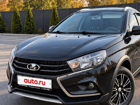 2018 Lada (ВАЗ) Vesta SW Cross I, чёрный, 990000 рублей, вид 1