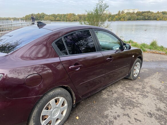 2007 Mazda 3 I (BK) Рестайлинг, фиолетовый, 470000 рублей - вид 6