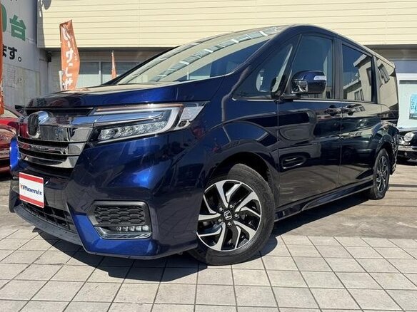 2019 Honda Stepwgn Spada V Рестайлинг, синий, 1820000 рублей