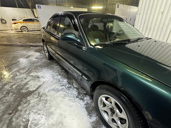 1998 Hyundai Sonata III Рестайлинг, зелёный, 155000 рублей - вид 8