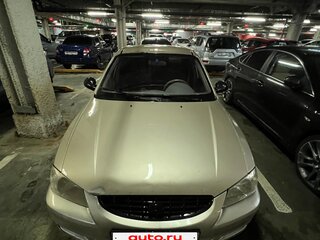 2005 Hyundai Accent ТагАЗ II, бежевый, 190000 рублей, вид 2