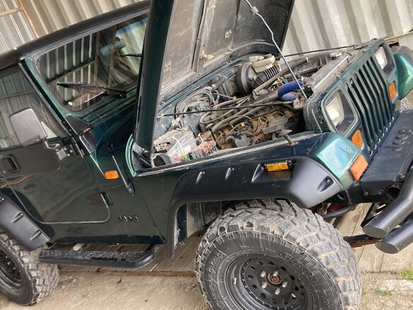 1993 Jeep Wrangler I (YJ), зелёный, 800000 рублей - вид 6