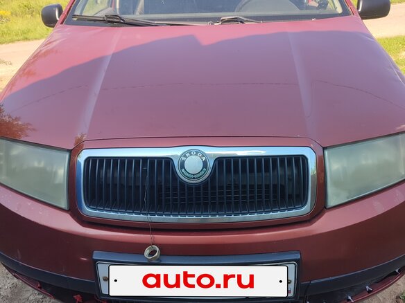 2001 Skoda Fabia I, красный, 255000 рублей